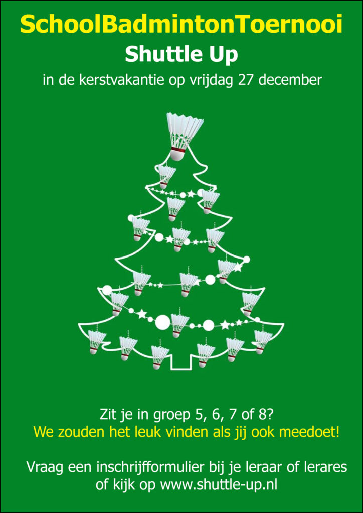 Inschrijving SchoolBadmintonToernooi 2019 geopend