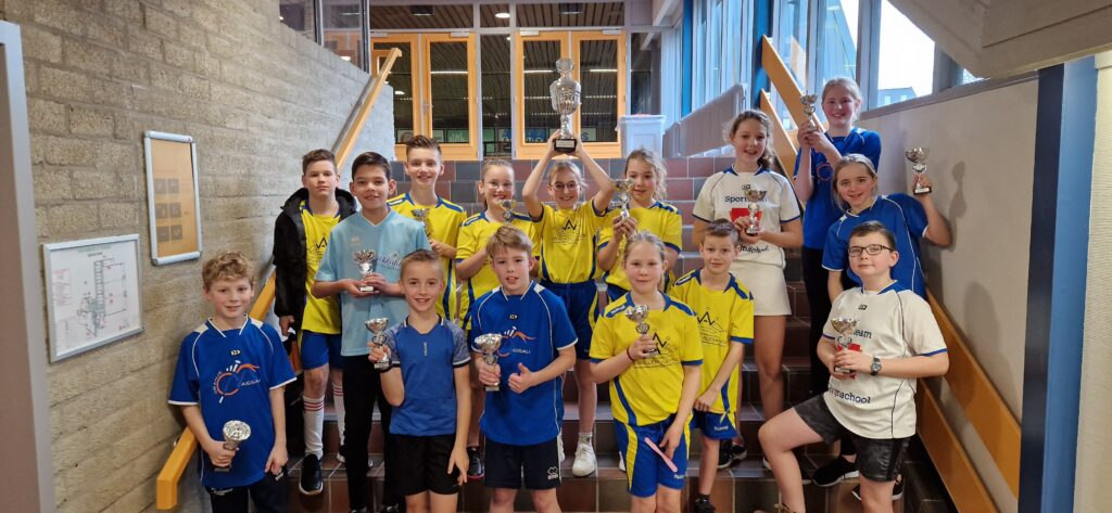 40e SchoolBadmintonToernooi gewonnen door de Prins Willem-Alexander school!